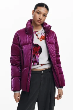 Abrigos Y Chaquetas-Desigual Abrigo acolchado capucha