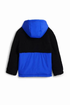Abrigos Y Chaquetas-Desigual Abrigo acolchado combinado
