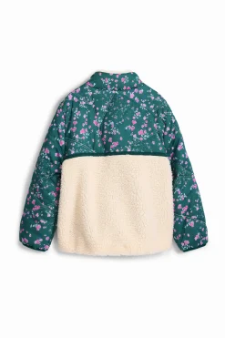 Abrigos Y Chaquetas-Desigual Abrigo acolchado combinado