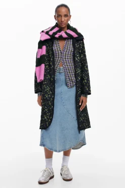 Abrigos Y Chaquetas-Desigual Abrigo largo acolchado