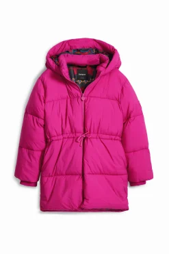 Abrigos Y Chaquetas-Desigual Abrigo largo gran capucha bolsillos