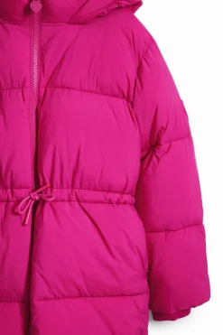Abrigos Y Chaquetas-Desigual Abrigo largo gran capucha bolsillos