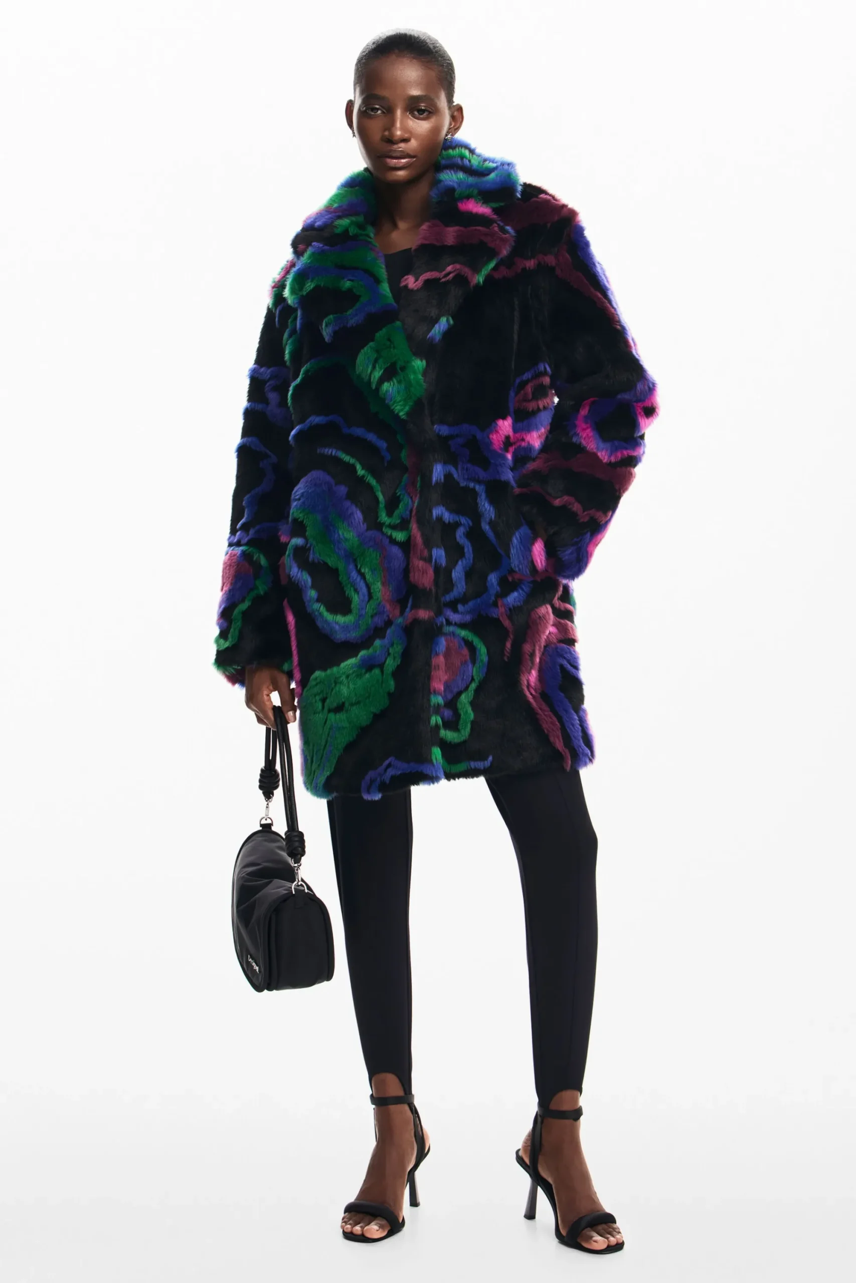 Abrigos Y Chaquetas-Desigual Abrigo pelo