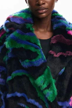Abrigos Y Chaquetas-Desigual Abrigo pelo
