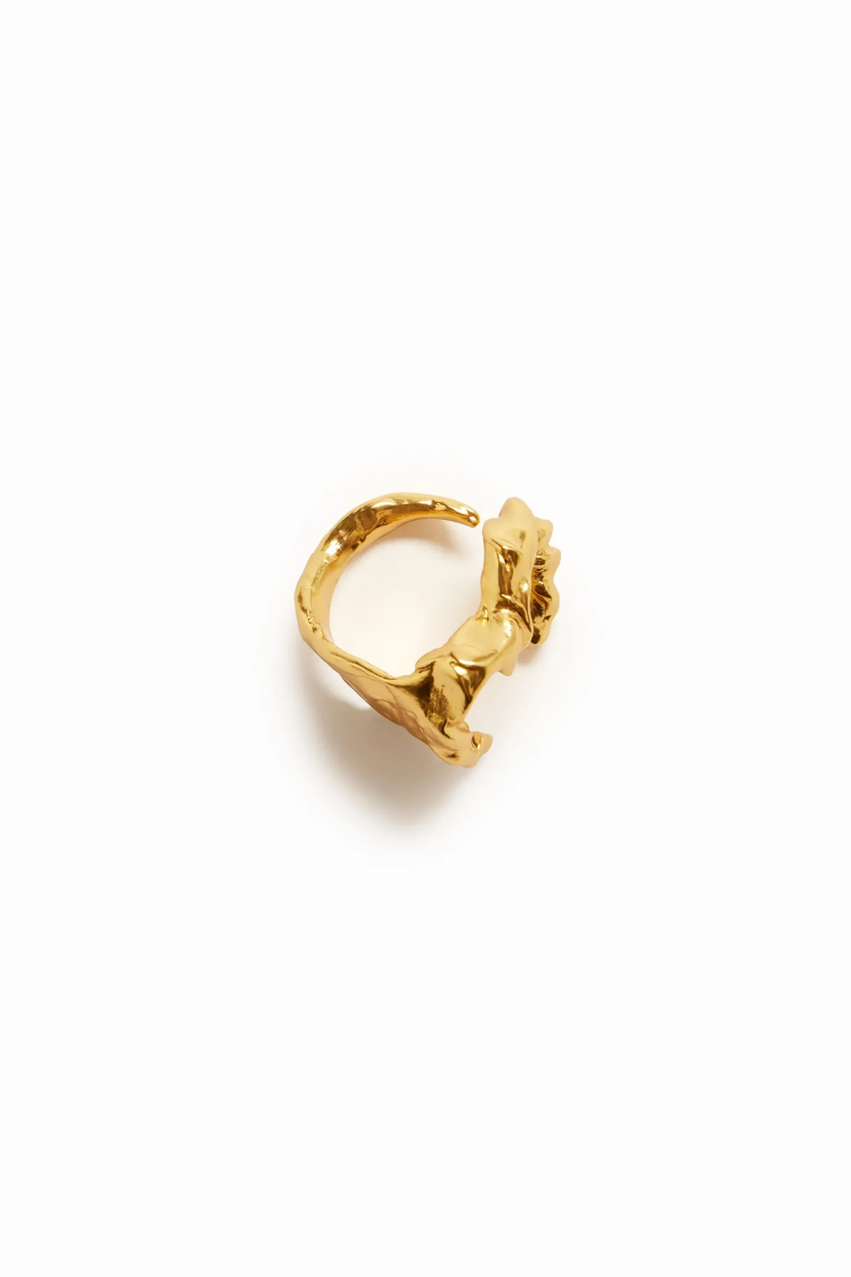 Joyería-Desigual Anillo letra M baño oro Zalio