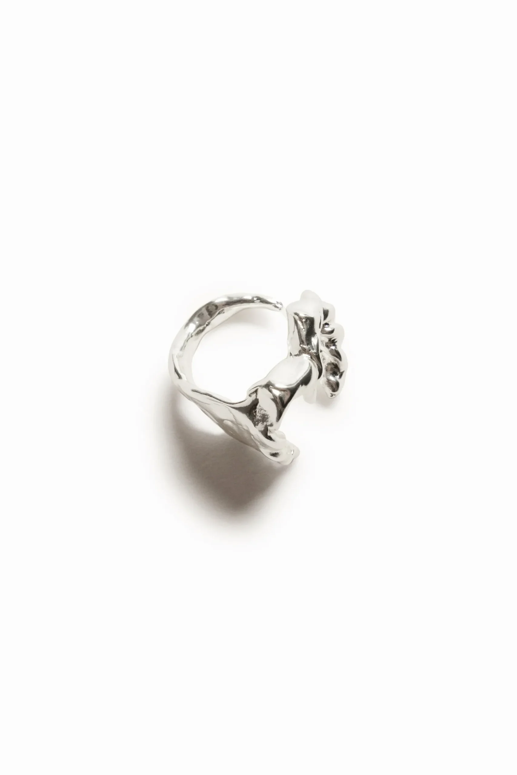 Joyería-Desigual Anillo letra M baño plata Zalio