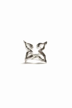 Joyería-Desigual Anillo mariposa baño plata Zalio
