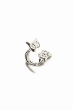 Joyería-Desigual Anillo mariposa baño plata Zalio