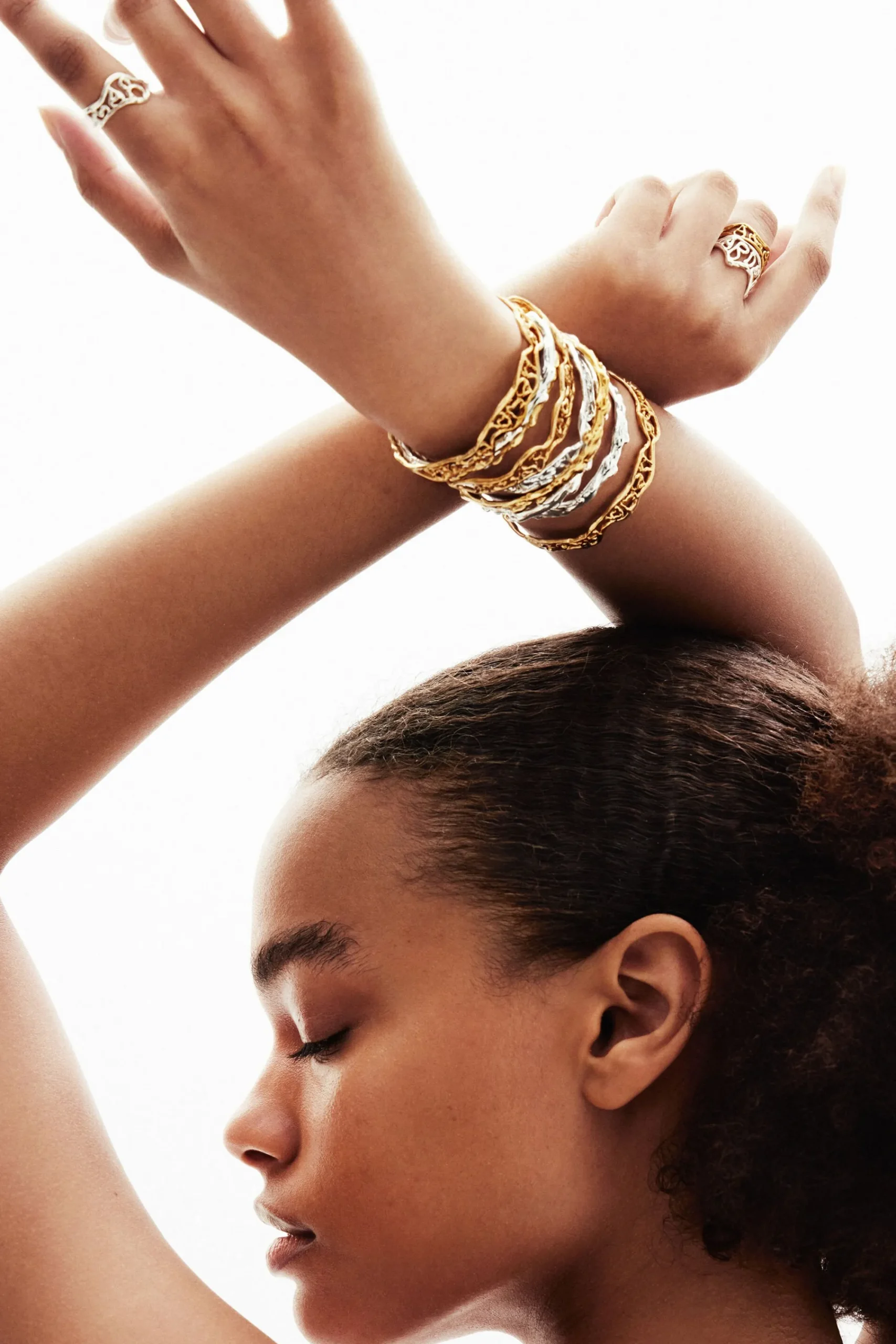 Joyería-Desigual Anillo mensaje baño oro Zalio