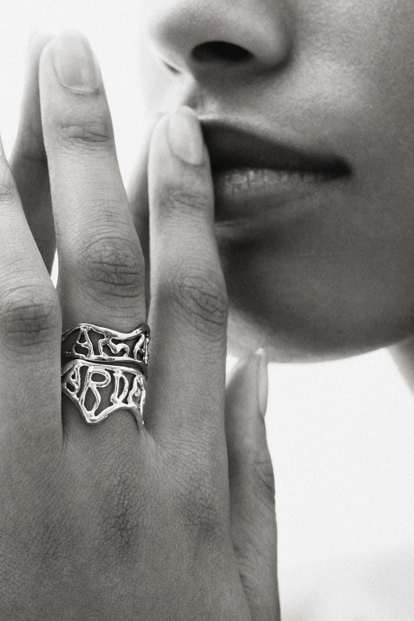 Joyería-Desigual Anillo mensaje baño plata Zalio