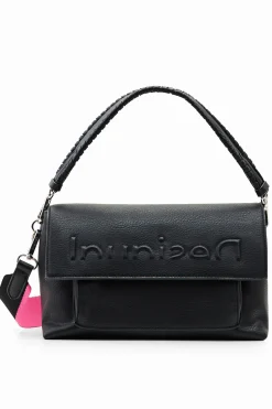 Bolsos|Bolsos Bandolera-Desigual Bandolera mediana half logo