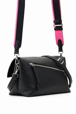 Bolsos|Bolsos Bandolera-Desigual Bandolera mediana half logo