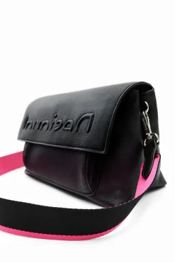 Bolsos|Bolsos Bandolera-Desigual Bandolera mediana half logo