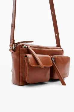 Bolsos|Bolsos De Piel-Desigual Bandolera piel S bolsillos