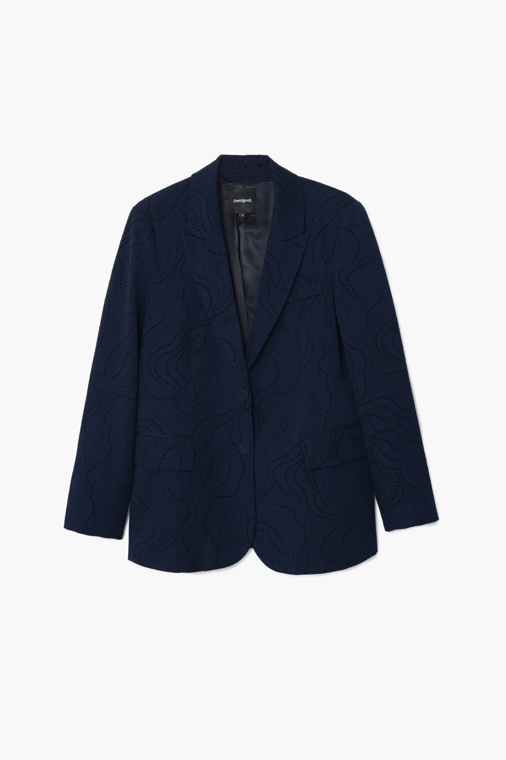 Abrigos Y Chaquetas-Desigual Blazer bordado flores