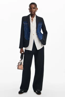 Abrigos Y Chaquetas-Desigual Blazer híbrida trucker