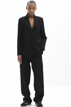 Abrigos Y Chaquetas-Desigual Blazer troqueada silueta flores