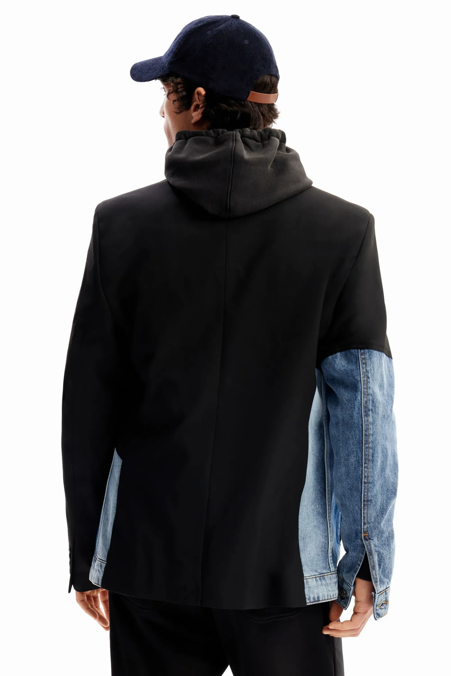 Abrigos Y Chaquetas-Desigual Blazer vaquera bimateria