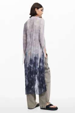 Camisas Y Blusas|Vestidos Y Monos-Desigual Blusa cuello pico volantes