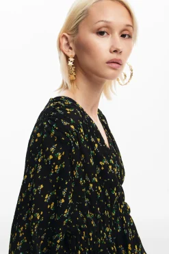 Camisas Y Blusas-Desigual Blusa estampado flores