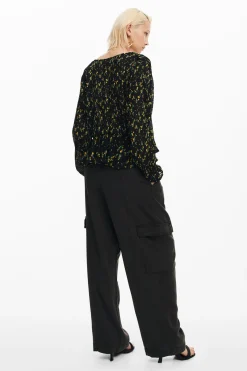 Camisas Y Blusas-Desigual Blusa estampado flores