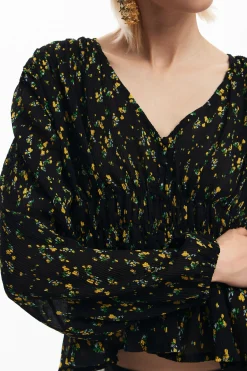 Camisas Y Blusas-Desigual Blusa estampado flores