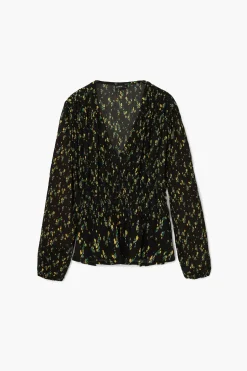 Camisas Y Blusas-Desigual Blusa estampado flores