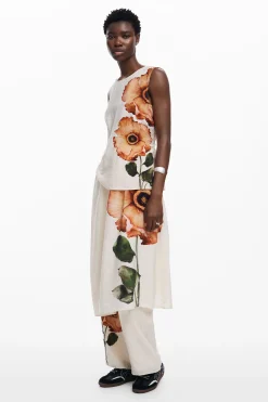 Camisas Y Blusas-Desigual Blusa flor