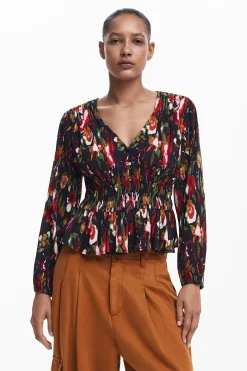 Camisas Y Blusas-Desigual Blusa flores
