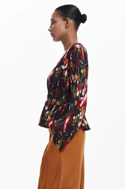Camisas Y Blusas-Desigual Blusa flores