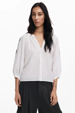 Camisas Y Blusas-Desigual Blusa flores