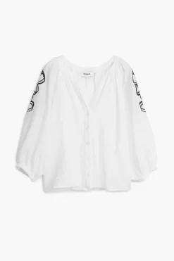 Camisas Y Blusas-Desigual Blusa flores