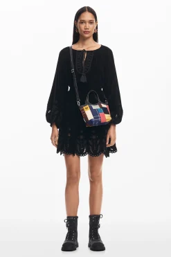 Bolsos|Bolsos Bandolera-Desigual Bolsa abullonada multiforma