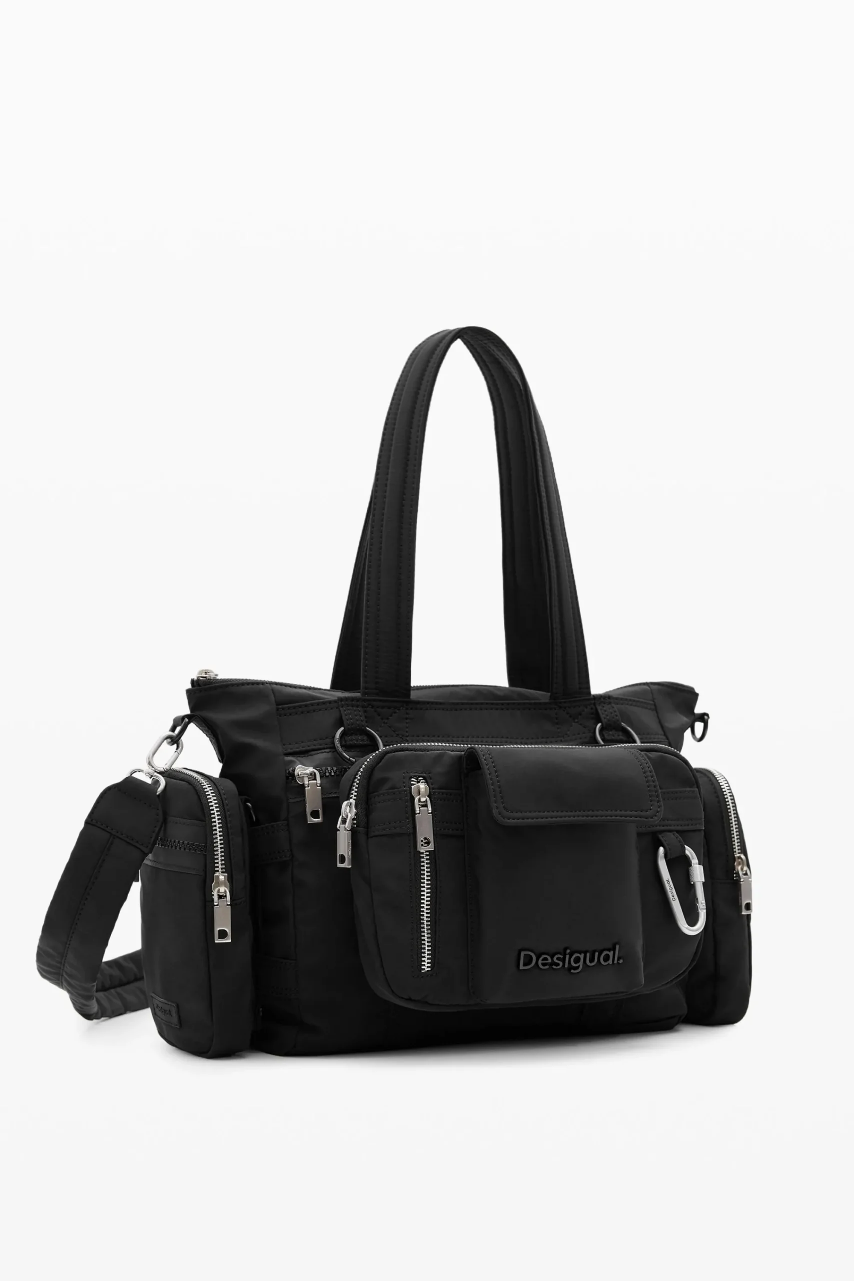 Bolsos-Desigual Bolsa grandes asas cremallera
