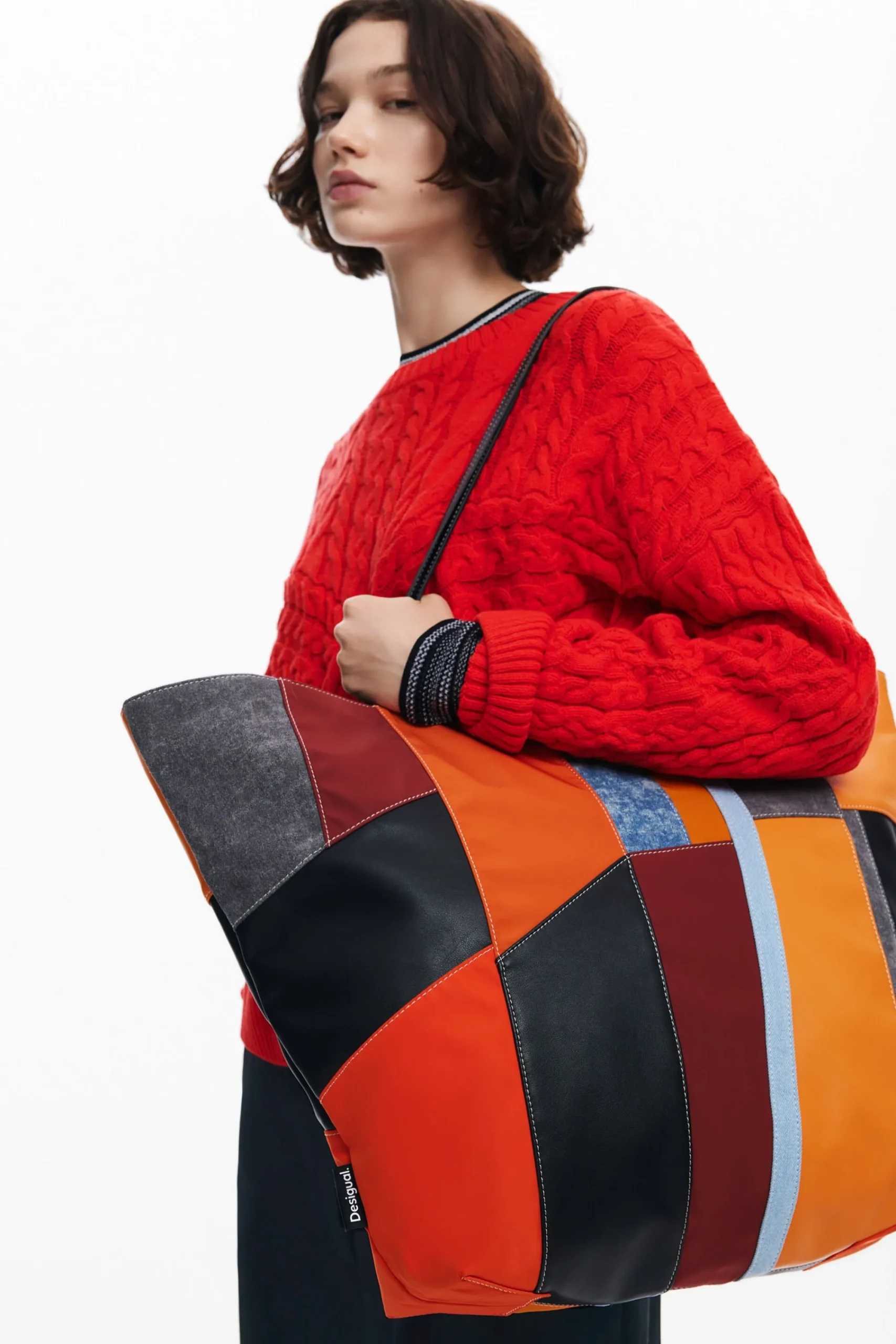 Bolsos|Bolsos Shopper-Desigual Bolsa patch arty grandes asas
