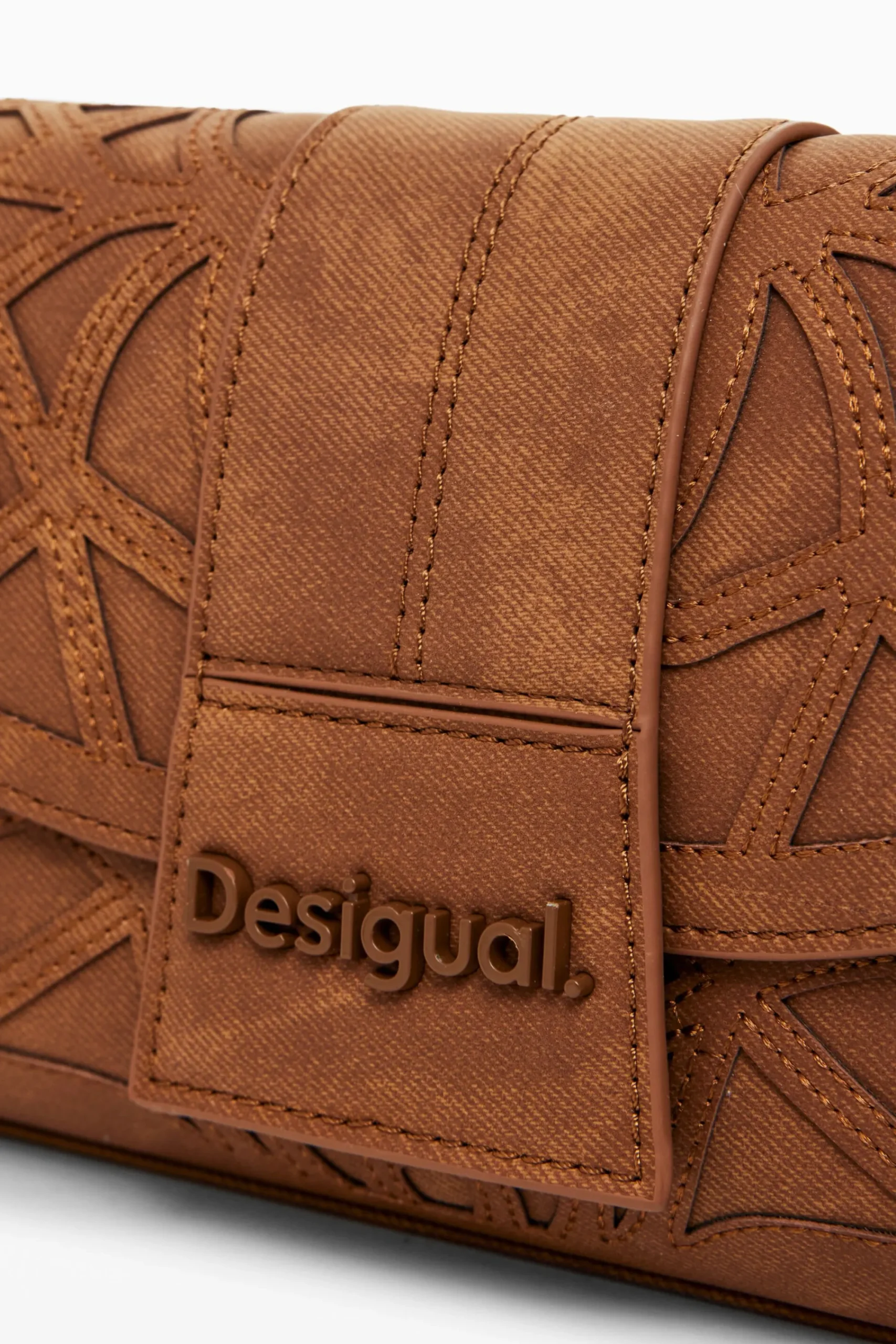 Bolsos-Desigual Bolsa relieves geométricos