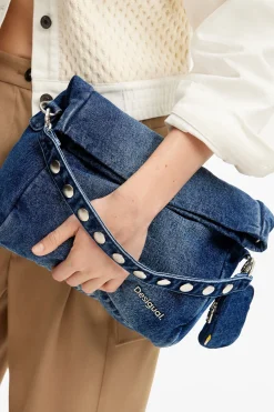 Bolsos|Bolsos De Mano-Desigual Bolso bandolera M denim