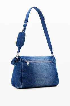 Bolsos|Bolsos De Mano-Desigual Bolso bandolera M denim