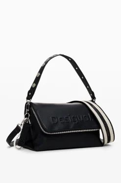 Bolsos-Desigual Bolso bandolera M Half Logo