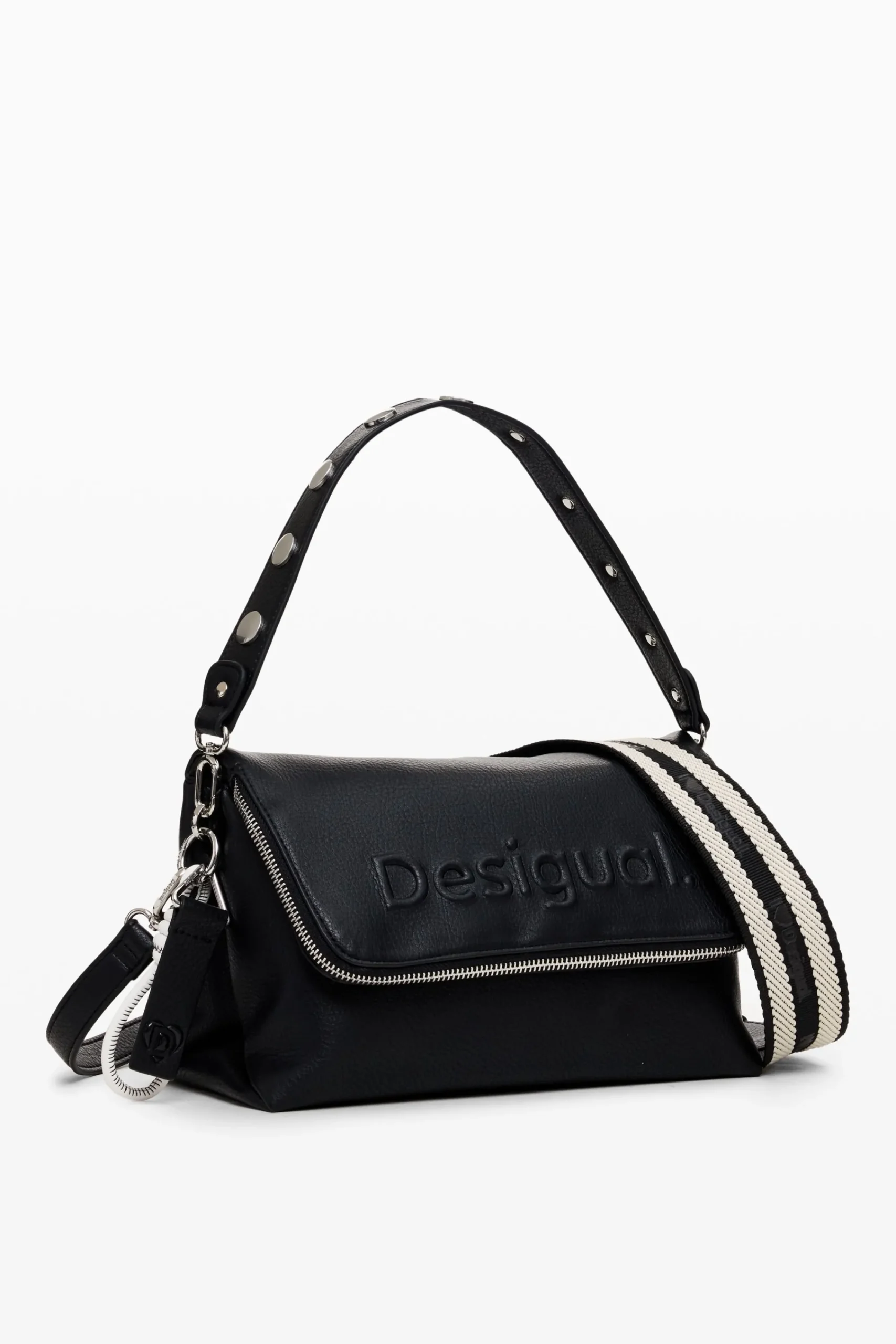 Bolsos-Desigual Bolso bandolera M Half Logo