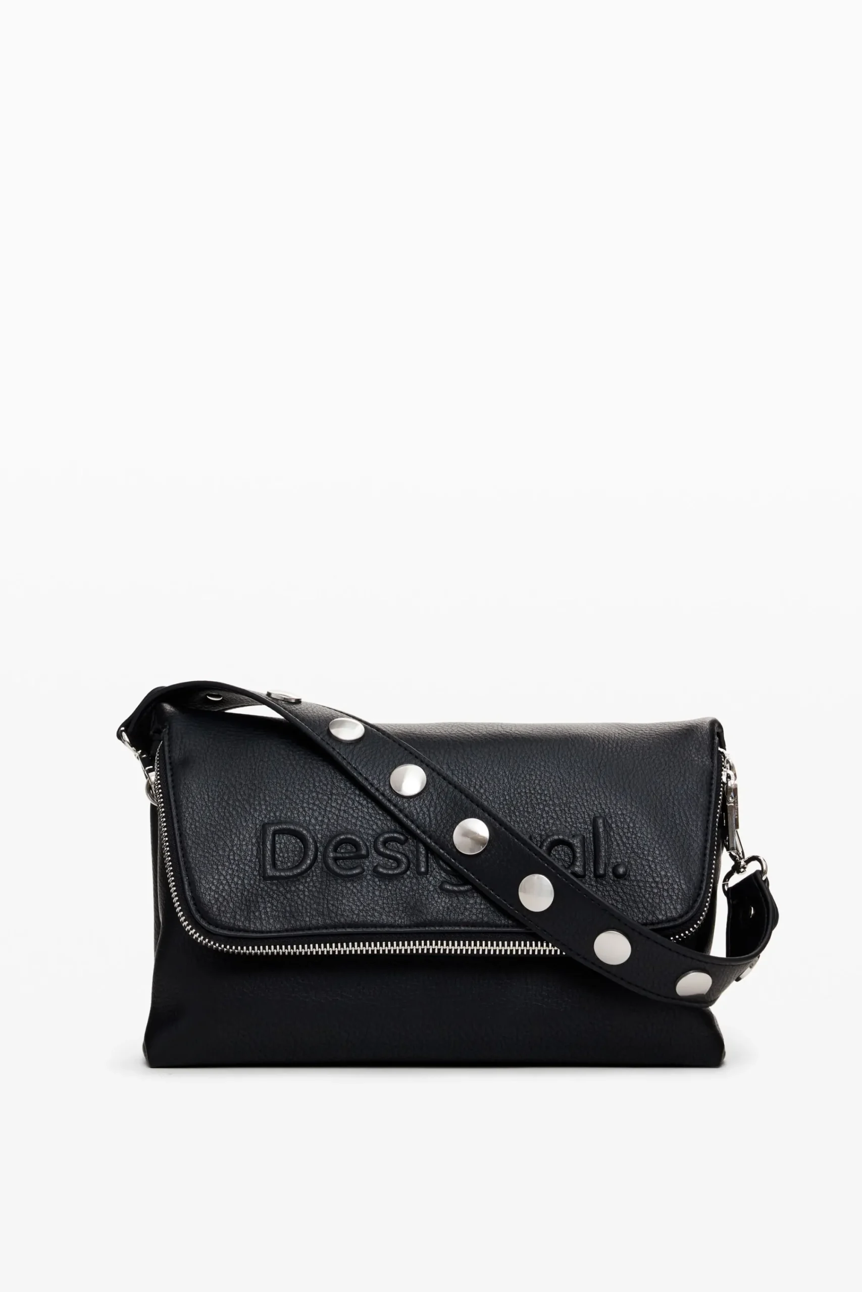 Bolsos-Desigual Bolso bandolera M Half Logo
