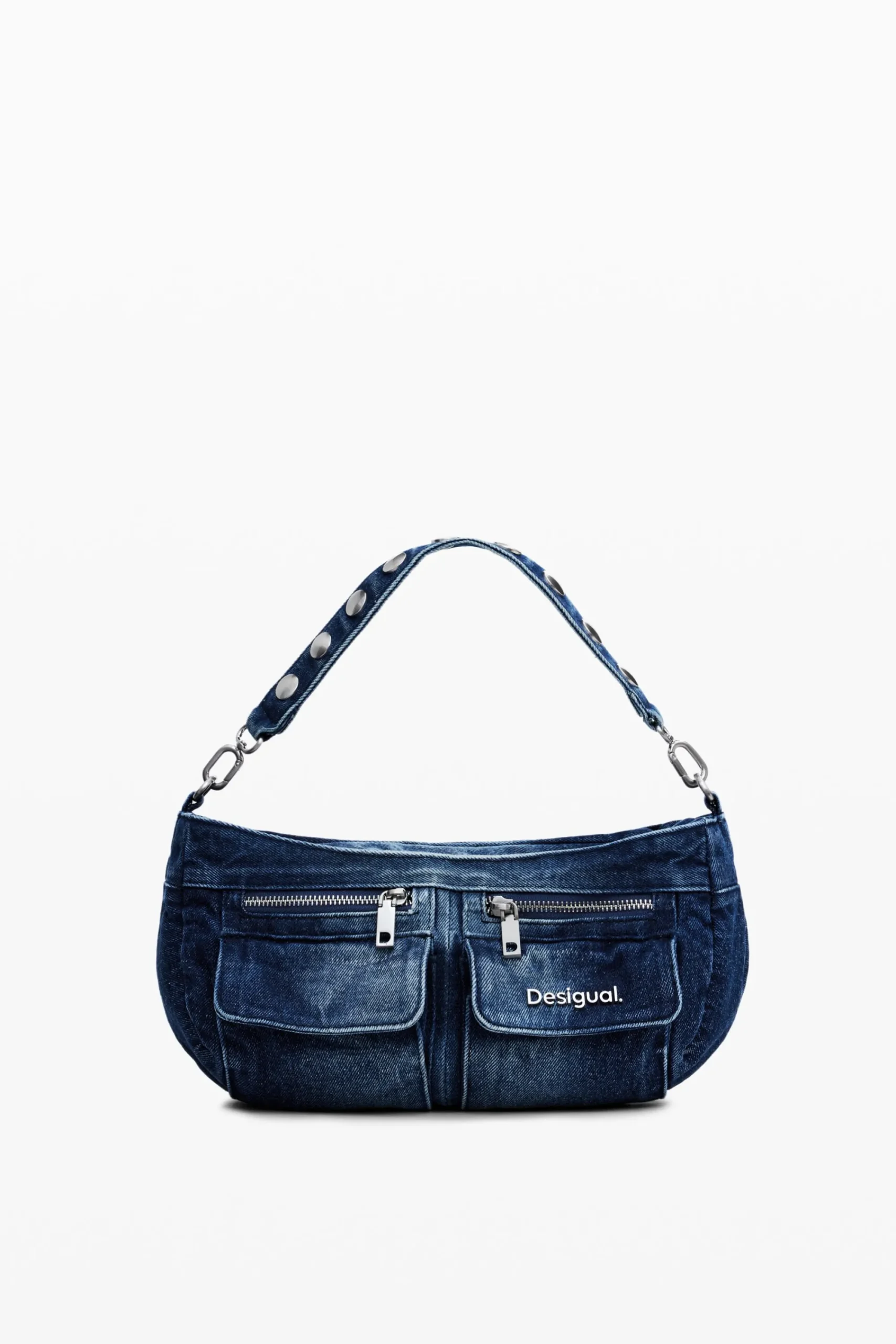 Bolsos-Desigual Bolso de hombro denim