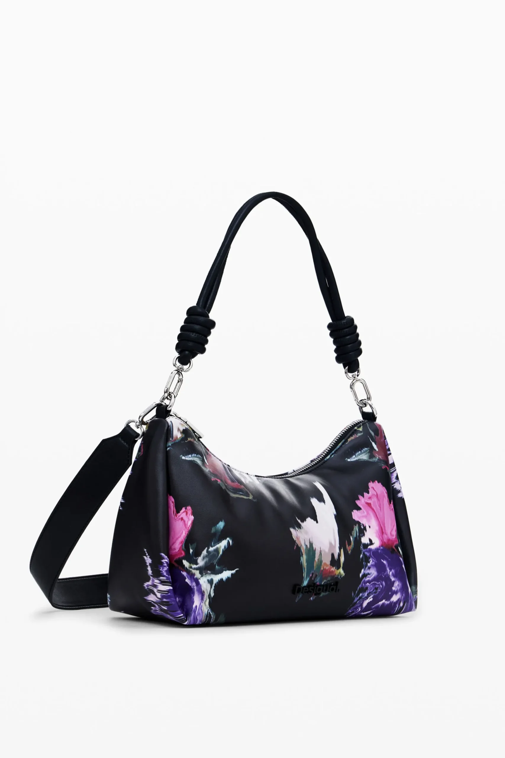 Bolsos-Desigual Bolso de mano acolchado flores