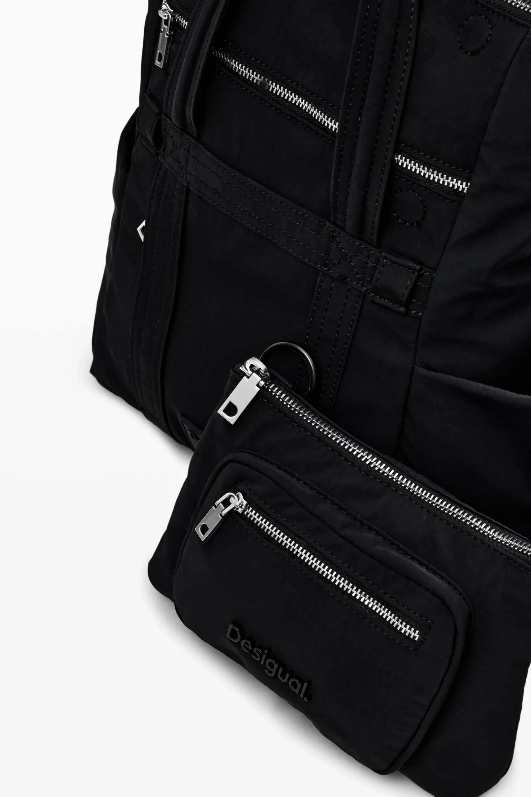 Bolsos-Desigual Bolso de mano multibolsillo nylon