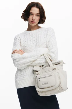Bolsos-Desigual Bolso de mano nylon