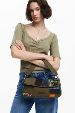 Bolsos-Desigual Bolso de mano patch
