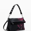 Bolsos-Desigual Bolso M acolchado flores