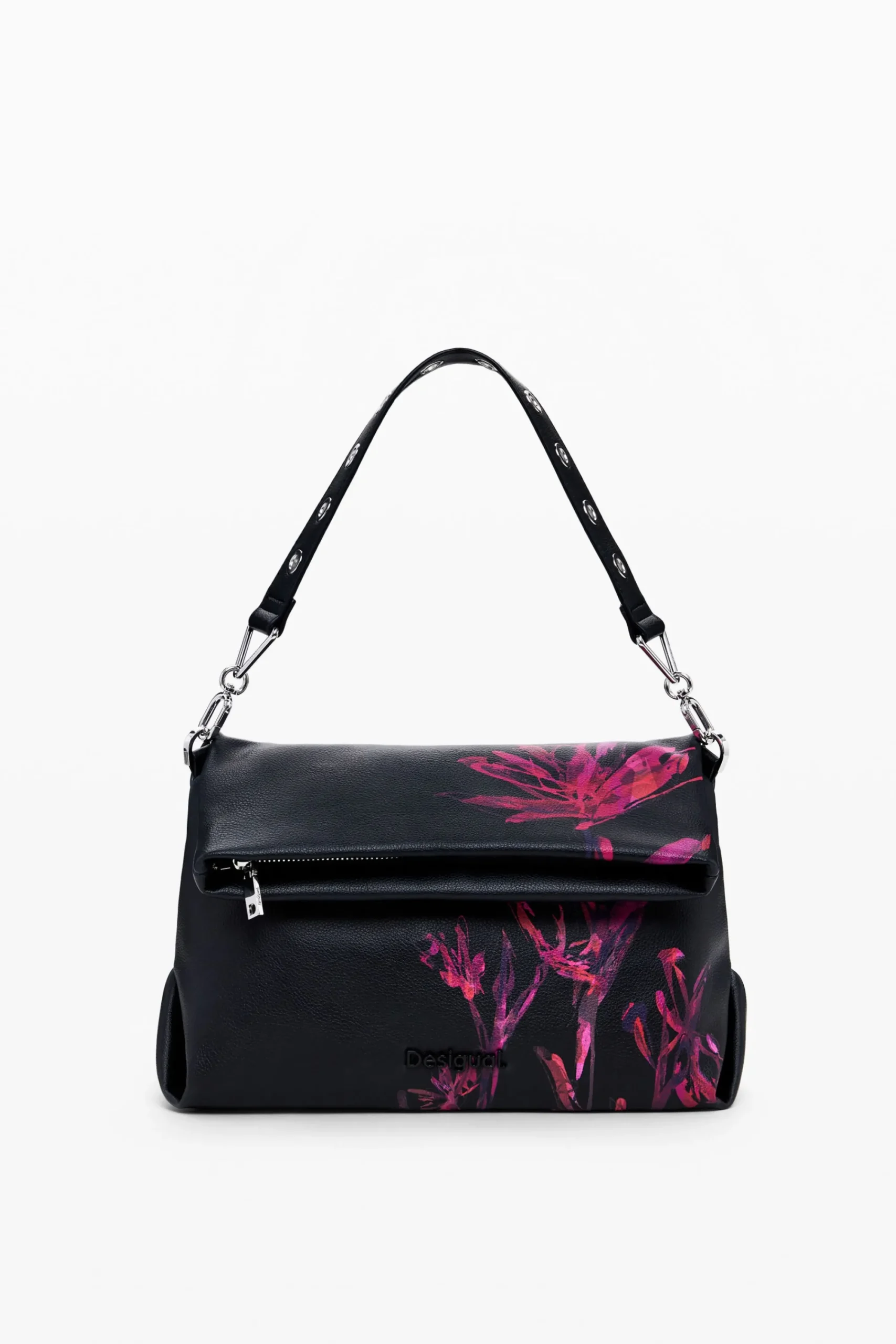 Bolsos-Desigual Bolso M acolchado flores