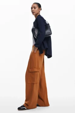 Bolsos|Bolsos De Mano-Desigual Bolso M grabado mariposa