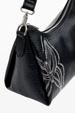 Bolsos|Bolsos De Mano-Desigual Bolso M grabado mariposa